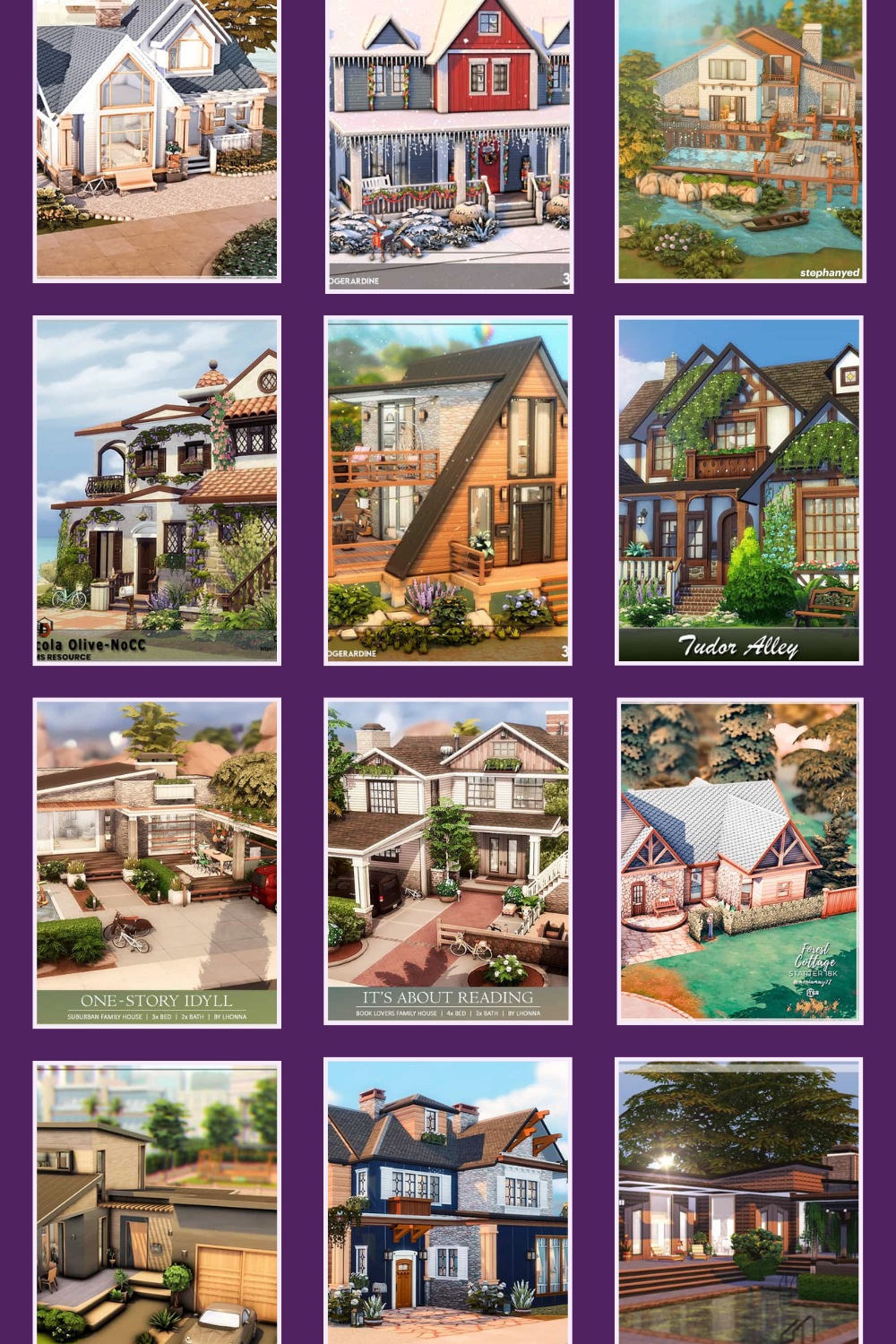 Cover image for the Sims 4 family house download blog post