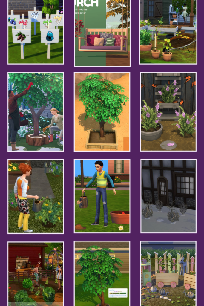 Cover image for sims 4 gardening cc and mods blog post