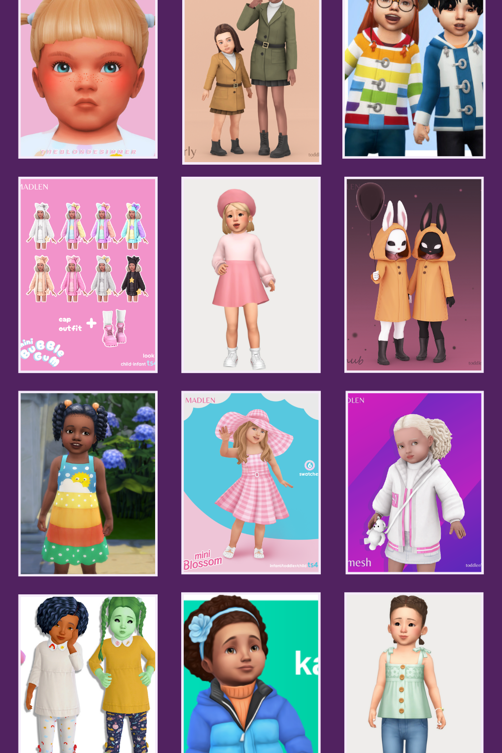 Cover image for Sims 4 toddler cc blog post