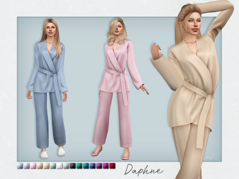 37 Sims 4 Sleepwear CC Finds for Stylish Dreams - The Mods Pixie