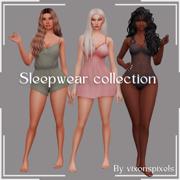 Preview image for Sleepwear collection by vixonspixels