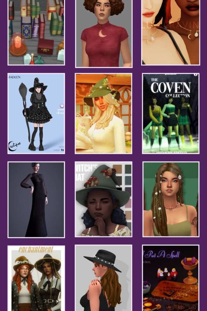 Cover image for Sims 4 witch cc