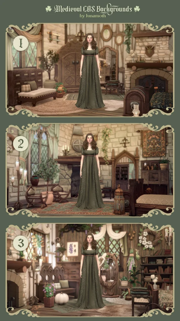 Preview image for Medieval CAS Backgrounds by Lunamoth.